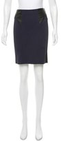 Thumbnail for your product : Yigal Azrouel Leather-Accented Bodycon Skirt