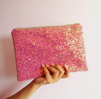 Suki Sabur Designs Sparkly Glitter Clutch Bag