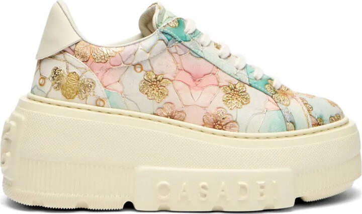 Casadei Nexus floral-detail sneakers