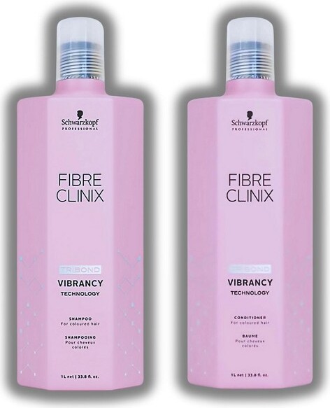 Schwarzkopf SchwarzkopfFibreClinixVibrancyShampoo&Conditioner(33ozXXLLITERDUO)forColoredHair|Protect&ProlongHairColorVibrancy