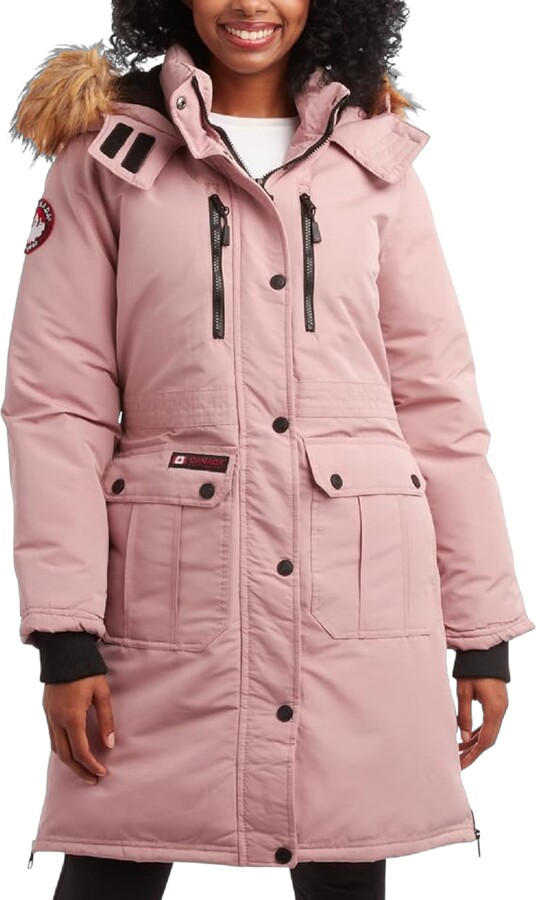Canada Weather Gear Women's Long Winter Jacket