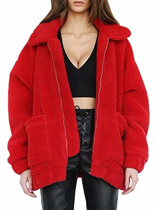 ecowish fuzzy jacket