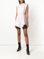 Thumbnail for your product : Christian Dior Pre-Owned Flared Asymmetric Sleeveless Shirt