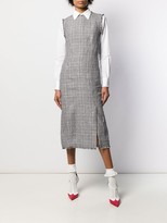 Thumbnail for your product : Thom Browne Check Print Mid-Length Dress