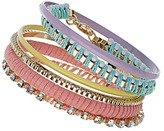 Thumbnail for your product : Dorothy Perkins Pastel bangle bracelet set
