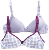 Thumbnail for your product : Calvin Klein Girls' 2-Pack Molded Underwire Bras