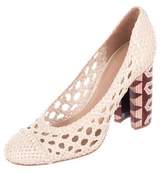 Thumbnail for your product : Tory Burch Woven Leather Pumps