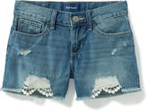 Thumbnail for your product : Old Navy Denim Cut-Off Shorts for Girls