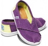 Thumbnail for your product : Toms Purple Two-Tone Freetown Tiny Classics