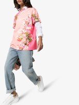 Thumbnail for your product : Givenchy cherry blossom logo print T-shirt