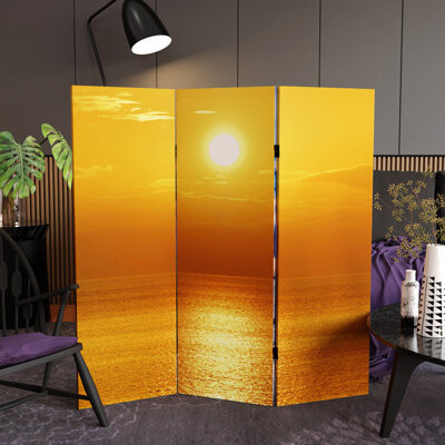 East Urban Home 3- Panel Folding Room Divider