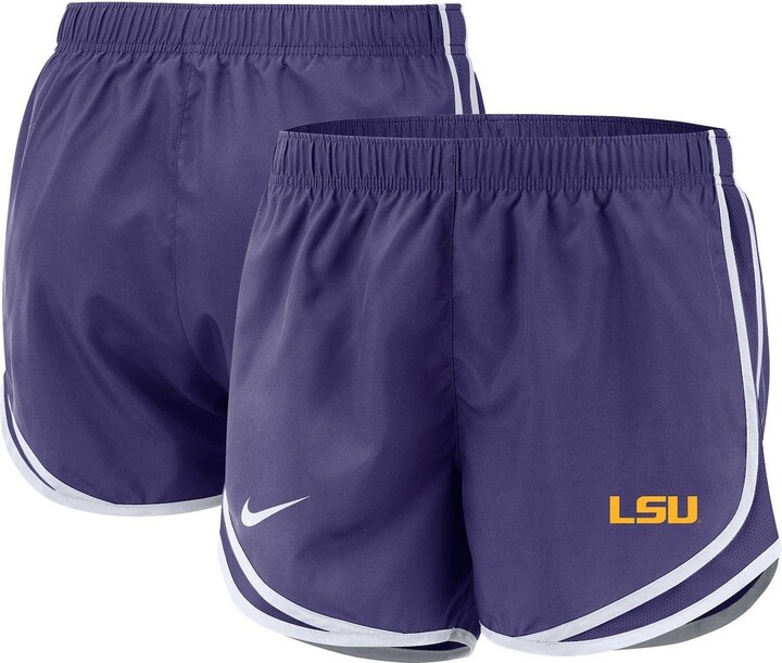 Nike Women's Purple LSU Tigers Team Tempo Performance Shorts - ShopStyle