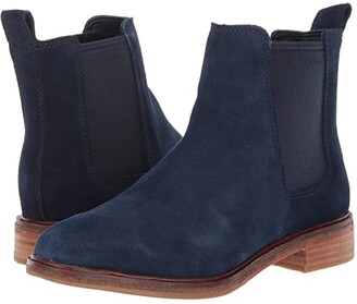 clarks blue suede shoes