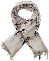 Thumbnail for your product : Leigh & Luca Cashmere & Silk Blend Fly Square Scarf