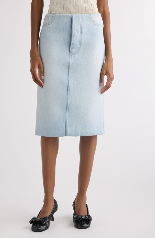 Acne Studios Iriam Padded Denim Skirt
