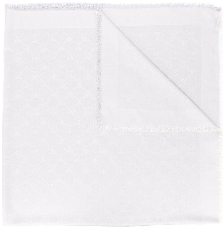 Moschino Double Question Mark Logo Scarf ShopStyle Scarves & Wraps