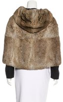 Thumbnail for your product : Marni Caped Fur Jacket