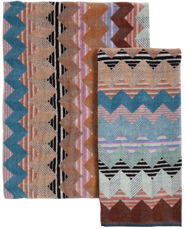 MISSONI HOME COLLECTION Alfred set of 2 towels - ShopStyle