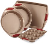 Thumbnail for your product : Rachael Ray Cucina 4-Pc. Cranberry Red Nonstick Bakeware Set