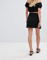 Thumbnail for your product : Monki Ruffle A-Line Mini Skirt