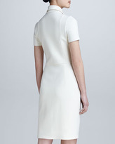 Thumbnail for your product : Ralph Rucci Zip-Front Structured Jersey Dress