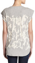 Thumbnail for your product : Rebecca Taylor Splatter-Print Tee