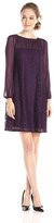 Thumbnail for your product : Taylor Chiffon and Lace Short Dress 5923M