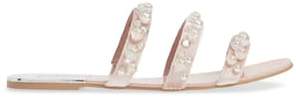 Leith Stunner Embellished Strappy Slide Sandal