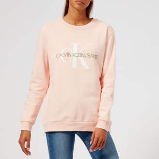 Calvin Klein Jeans Women's Monogram Logo Sweatshirt
