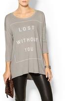Thumbnail for your product : SUNDRY CLOTHING, INC. Lost Without You Tee