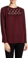 Thumbnail for your product : Vince Camuto Floral Lace Yoke Blouse
