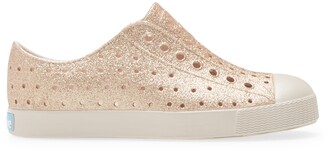 Native Jefferson Bling Glitter Slip-On Sneaker
