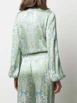 Thumbnail for your product : Alexis Disma floral print tie-knot shirt