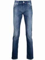 Thumbnail for your product : 7 For All Mankind Low-Rise Straight-Leg Jeans