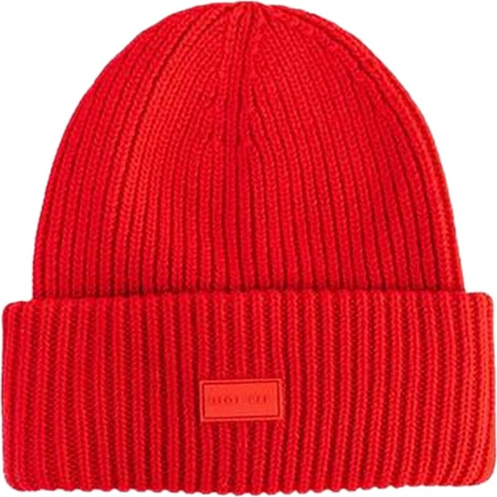 Gigi Merino Wool Chunky Ribbed Beanie
