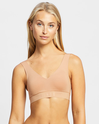 Bonds Women's Brown Crop Tops - Invisi Crop - Size 12 at The Iconic