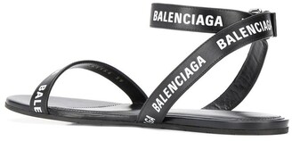 Balenciaga Round Flat Sandals