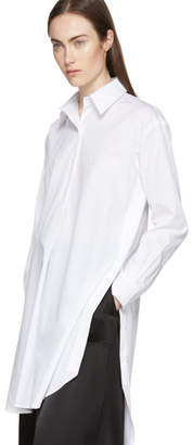 Rosetta Getty White Tunic Shirt Dress