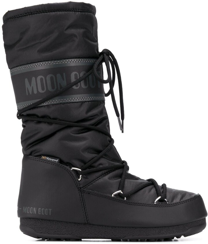 Moon Boot Black Women's Shoes | Shop the world's largest collection of  fashion | ShopStyle