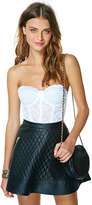 Thumbnail for your product : Nasty Gal Erotica Lace Bustier - White