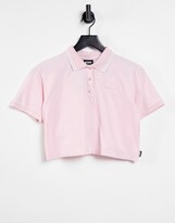 Thumbnail for your product : Minga London cropped polo top with logo chest