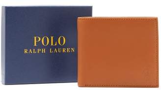 Polo Ralph Lauren Bi Fold Leather Wallet - Mens - Camel