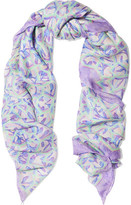 Thumbnail for your product : Peter Pilotto Printed Silk Crepe De Chine Scarf