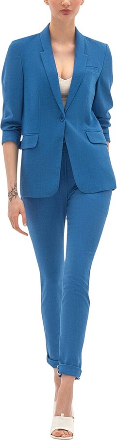 BGL 2Pc Linen-Blend Blazer & Pant Set