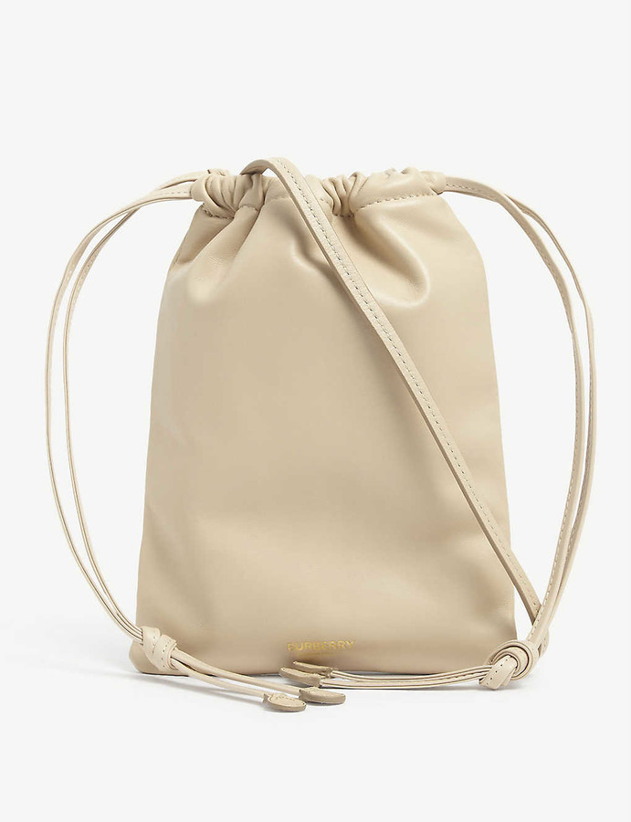 Burberry Logoprint leather crossbody bag ShopStyle