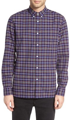 Barney Cools Men's Cabin Plaid Woven Shirt