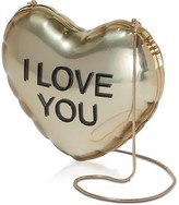 Thumbnail for your product : Marc Jacobs The Balloon Minaudiere Gold Plastic Heart Clutch