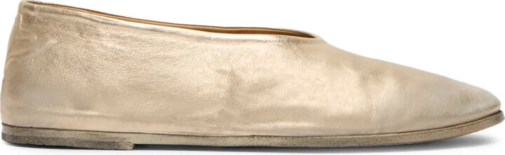 Marsèll Coltellaccio leather ballerina shoes