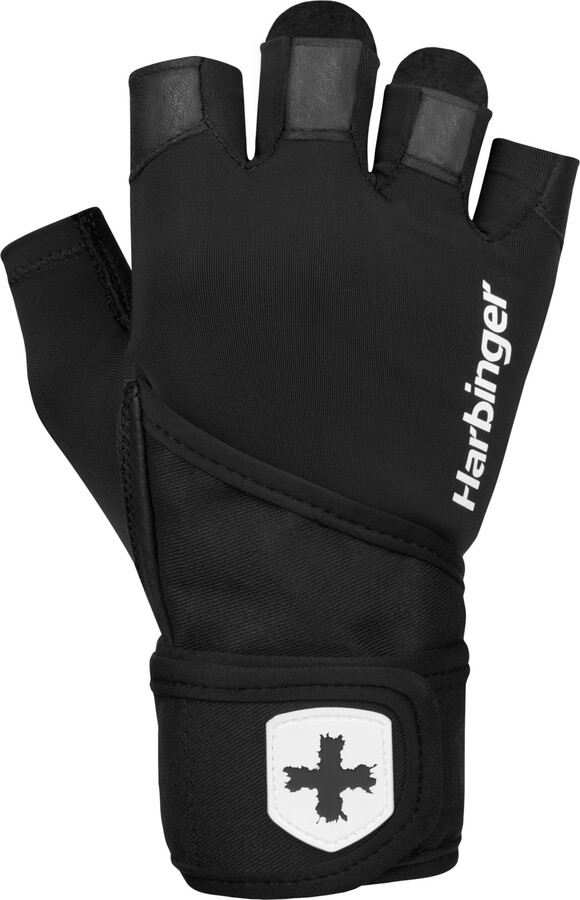 Harbinger Men's Pro Wristwrap Gloves, XXL, Black