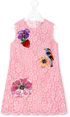 Dolce & Gabbana Kids floral motifs dress
